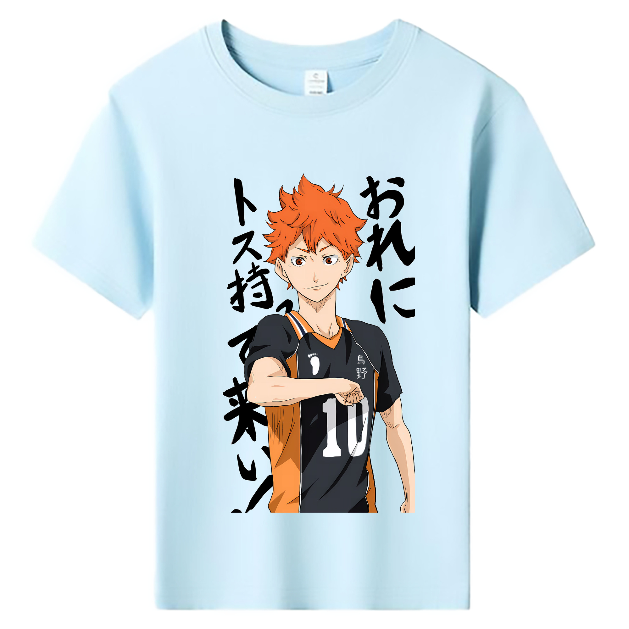（画像用） ハイキュー!! Haikyu!! 綿100％キッズTシャツ（フロントプリント）
